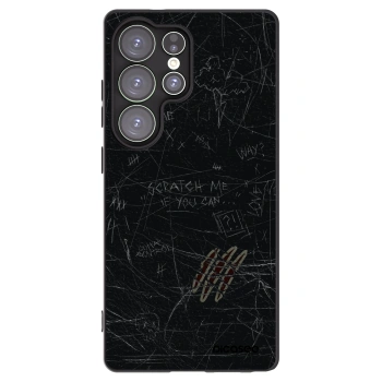 Picasee Μαύρη θήκη σιλικόνης για Samsung Galaxy S25 Ultra 5G - SCRATCH