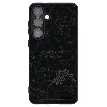 Picasee Μαύρη θήκη σιλικόνης για Samsung Galaxy S25+ 5G - SCRATCH