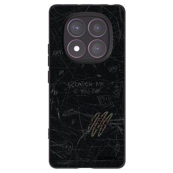 Picasee Μαύρη θήκη σιλικόνης για Xiaomi Redmi Note 14 Pro 4G - SCRATCH