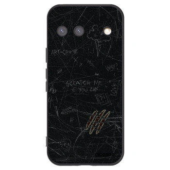 Picasee Μαύρη θήκη σιλικόνης για Google Pixel 9 - SCRATCH