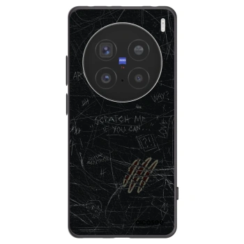 Picasee Μαύρη θήκη σιλικόνης για Vivo X200 Pro - SCRATCH