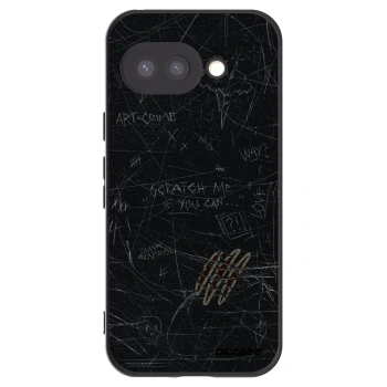 Picasee Μαύρη θήκη σιλικόνης για Google Pixel 9a - SCRATCH