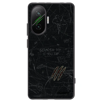 Picasee Μαύρη θήκη σιλικόνης για Xiaomi Poco F7 5G - SCRATCH
