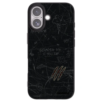Picasee Μαύρη θήκη σιλικόνης για Apple iPhone 17 - SCRATCH
