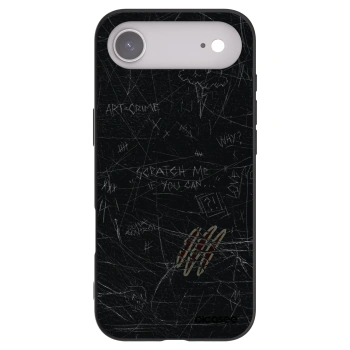 Picasee Μαύρη θήκη σιλικόνης για Apple iPhone Air - SCRATCH