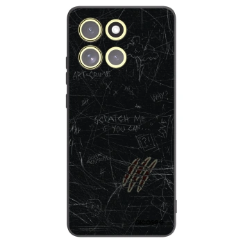 Picasee Μαύρη θήκη σιλικόνης για Motorola Moto G86 5G - SCRATCH