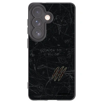 Picasee Μαύρη θήκη σιλικόνης για Samsung Galaxy S26 - SCRATCH