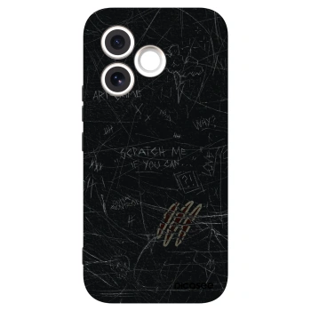 Picasee Μαύρη θήκη σιλικόνης για Honor 600 Lite - SCRATCH