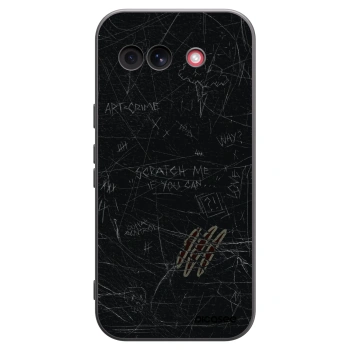Picasee Μαύρη θήκη σιλικόνης για Google Pixel 10a - SCRATCH