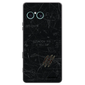 Picasee Μαύρη θήκη σιλικόνης για Sony Xperia 10 VII - SCRATCH