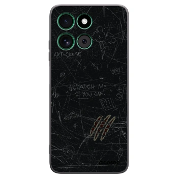 Picasee Μαύρη θήκη σιλικόνης για Motorola Moto G57 Power - SCRATCH