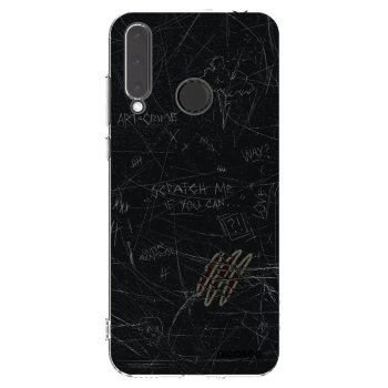 Picasee διαφανής θήκη σιλικόνης Honor 20 Lite - SCRATCH
