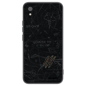 Picasee Μαύρη θήκη σιλικόνης για Xiaomi Redmi 7A - SCRATCH