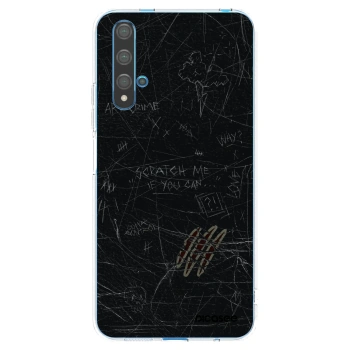 Picasee διαφανής θήκη σιλικόνης Huawei Nova 5T - SCRATCH