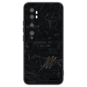 Picasee Μαύρη θήκη σιλικόνης για Xiaomi Mi Note 10 (Pro) - SCRATCH
