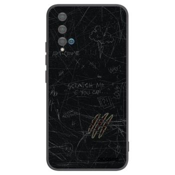 Picasee Μαύρη θήκη σιλικόνης για Huawei Nova 5T - SCRATCH
