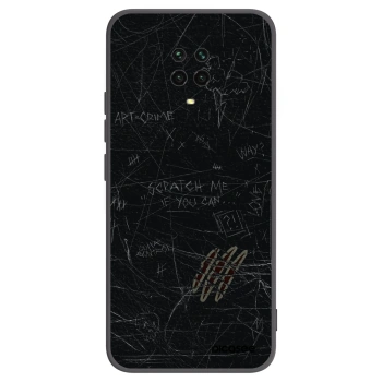 Picasee Μαύρη θήκη σιλικόνης για Xiaomi Redmi Note 9S - SCRATCH