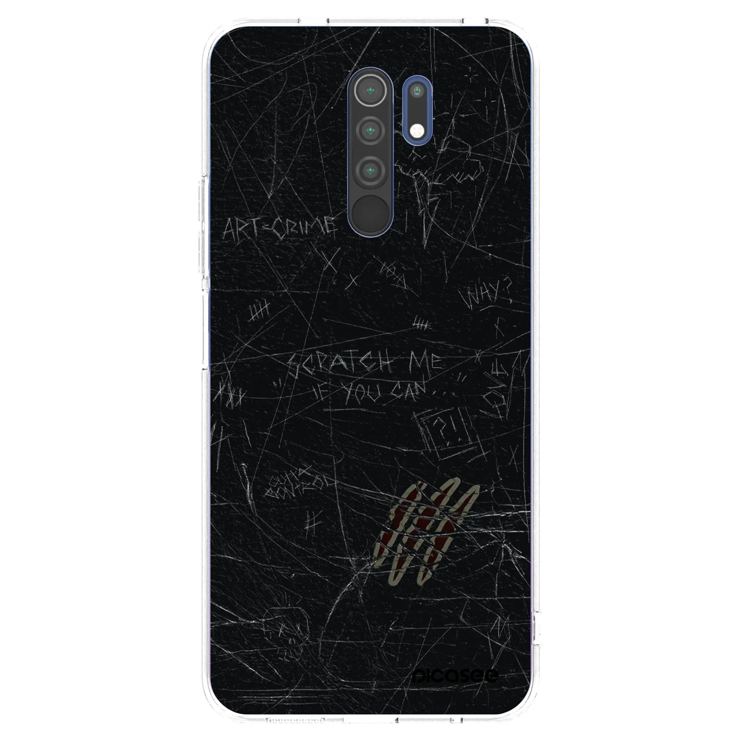 Picasee διαφανής θήκη σιλικόνης Xiaomi Redmi 9 - SCRATCH