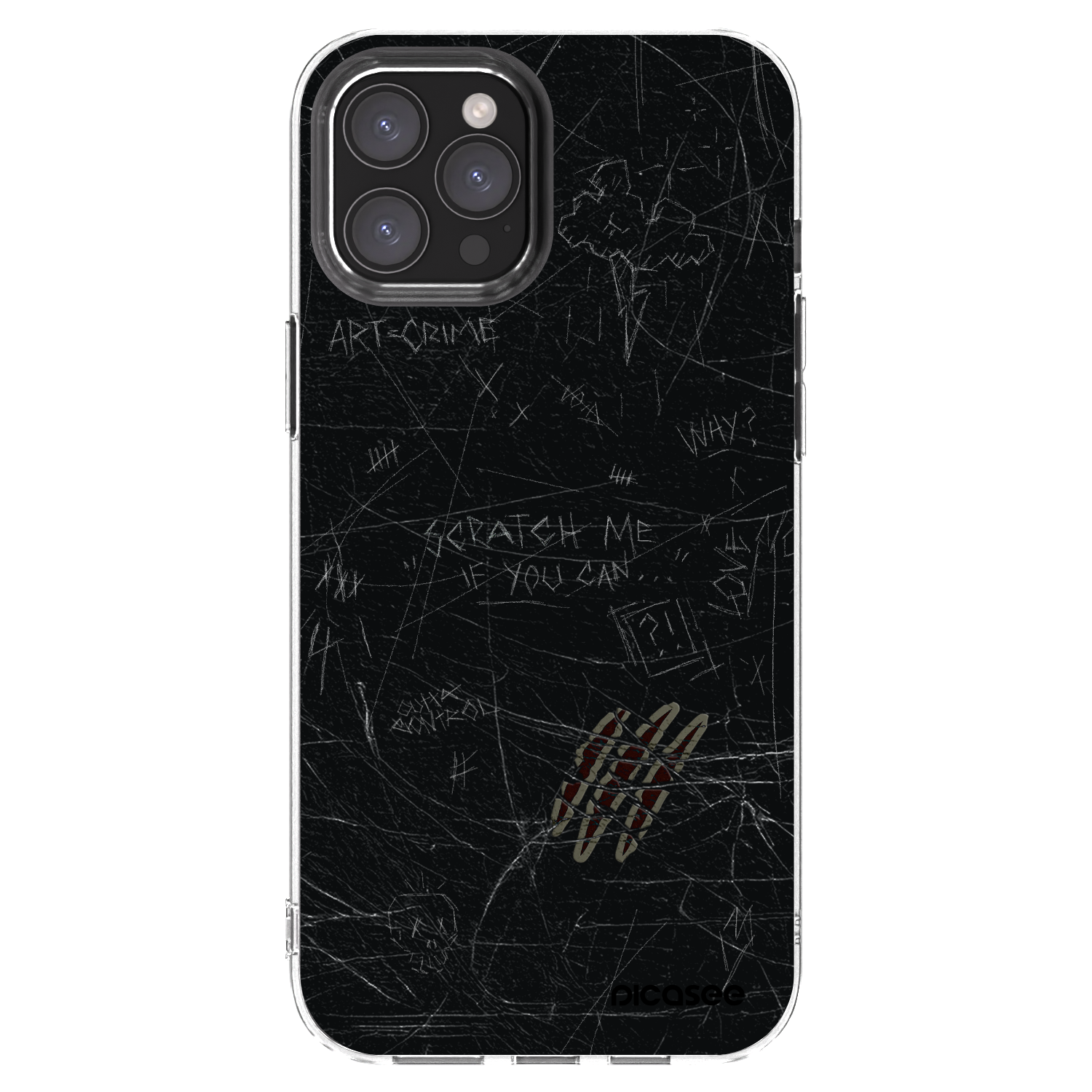 Picasee διαφανής θήκη σιλικόνης Apple iPhone 12 Pro Max - SCRATCH
