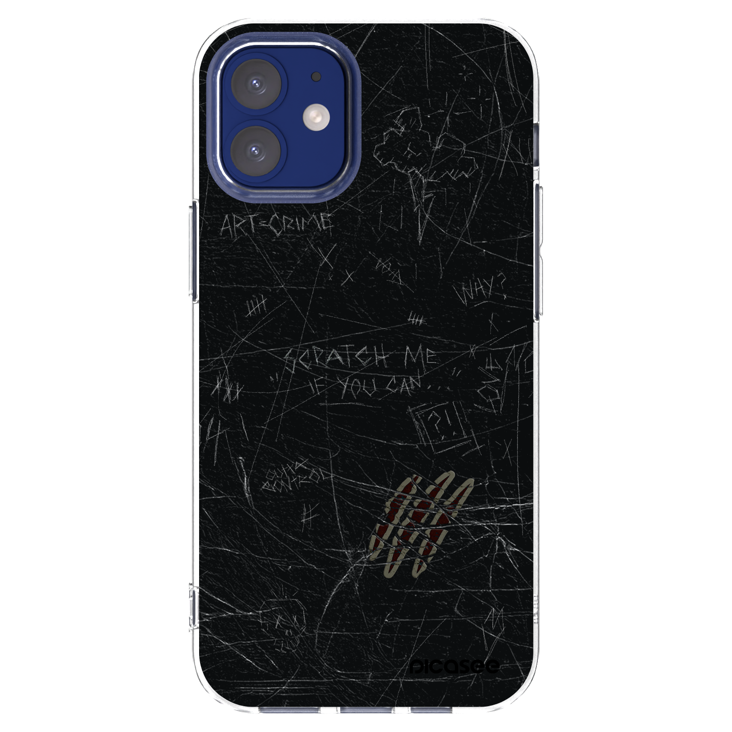 Picasee διαφανής θήκη σιλικόνης Apple iPhone 12 mini - SCRATCH