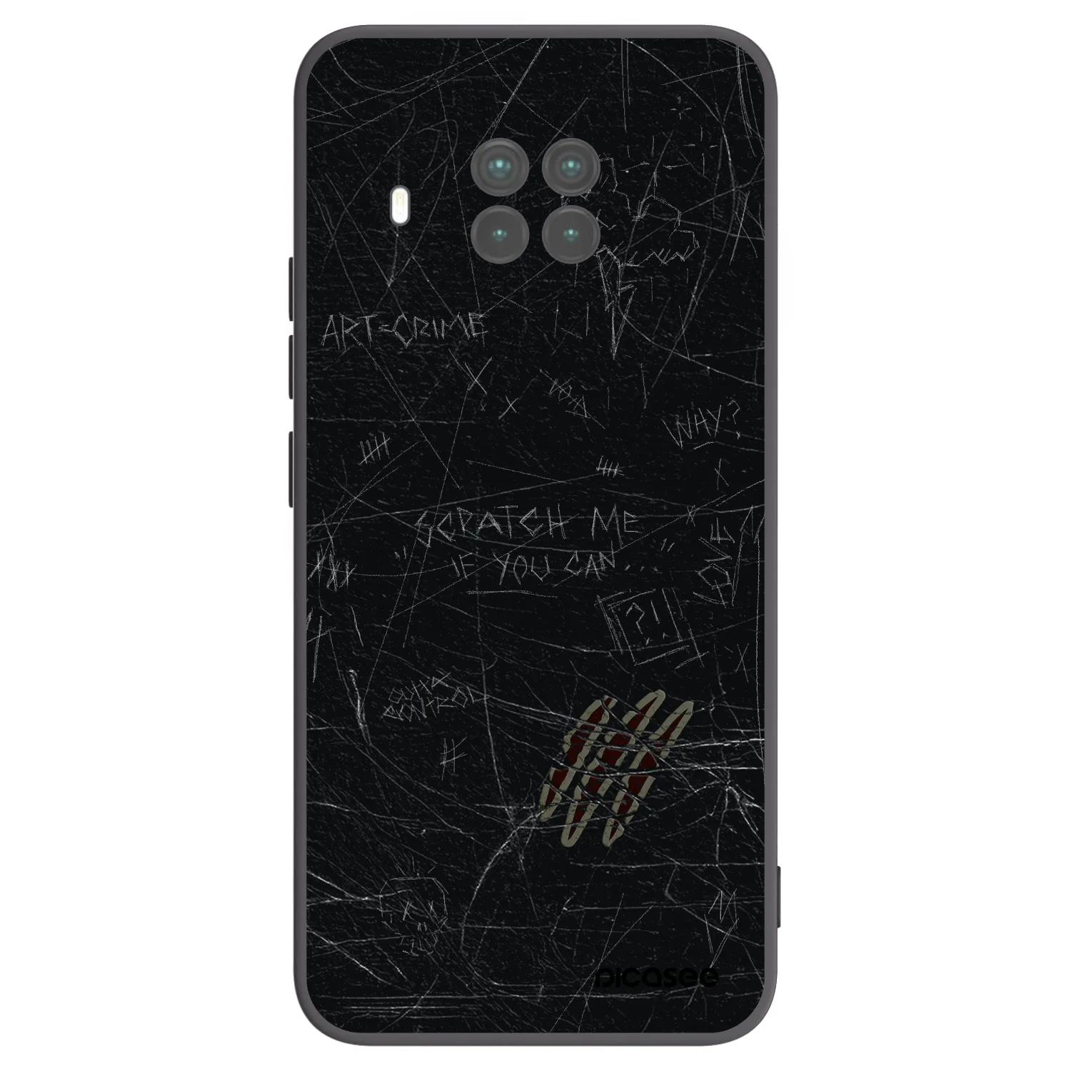 Picasee Μαύρη θήκη σιλικόνης για Xiaomi Mi 10T Lite - SCRATCH