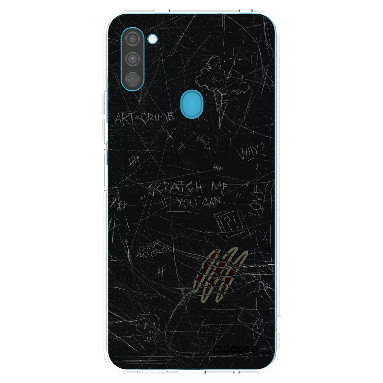 Picasee διαφανής θήκη σιλικόνης Samsung Galaxy M11 - SCRATCH