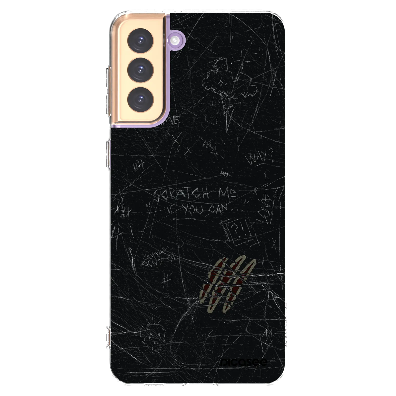 Picasee διαφανής θήκη σιλικόνης Samsung Galaxy S21+ 5G G996F - SCRATCH