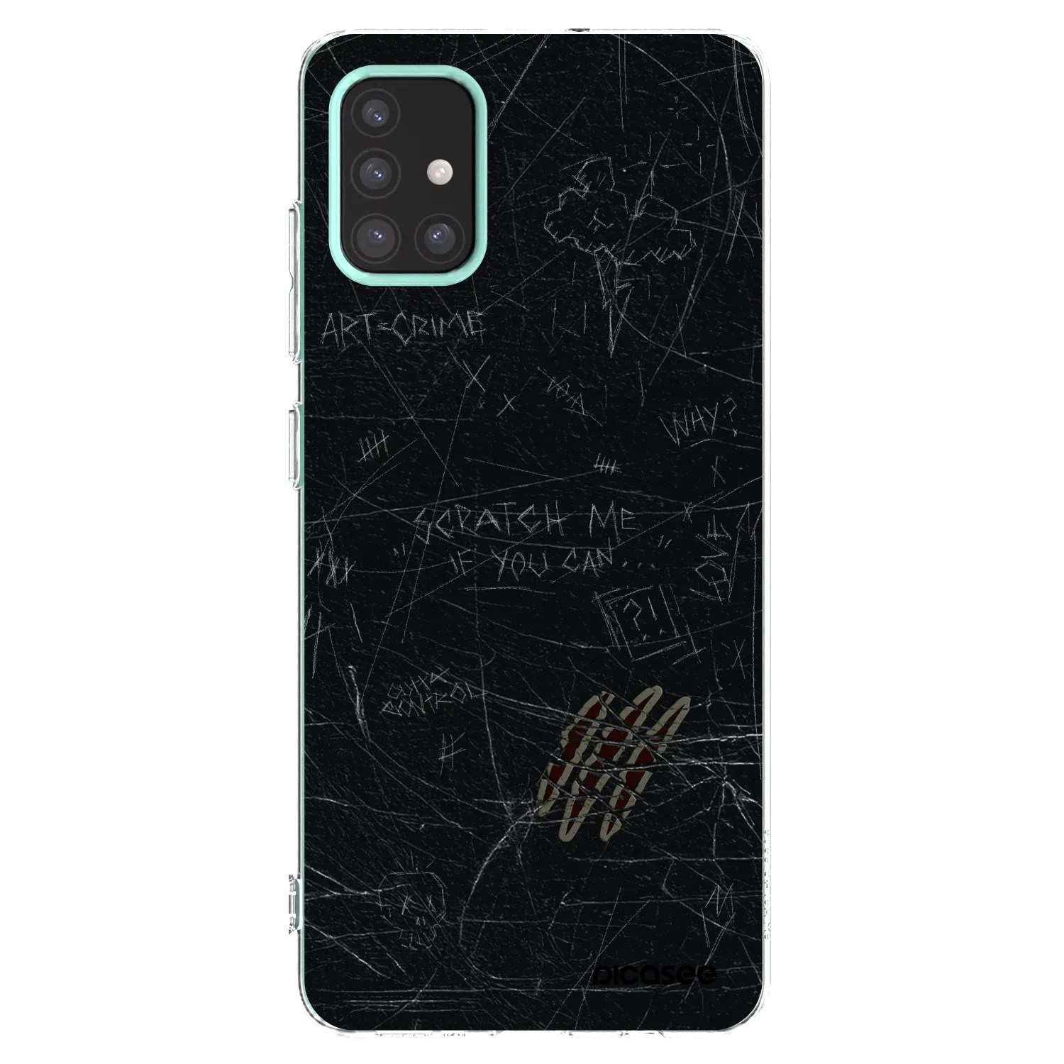 Picasee διαφανής θήκη σιλικόνης Samsung Galaxy M31s - SCRATCH