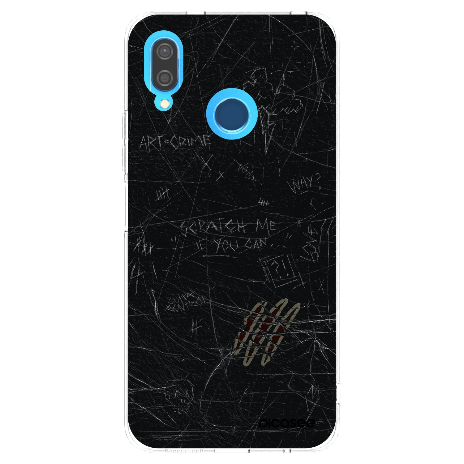 Picasee διαφανής θήκη σιλικόνης Huawei P20 Lite - SCRATCH