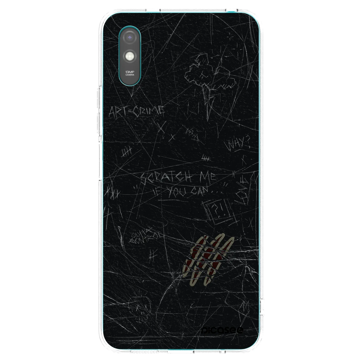 Picasee διαφανής θήκη σιλικόνης Xiaomi Redmi 9AT - SCRATCH