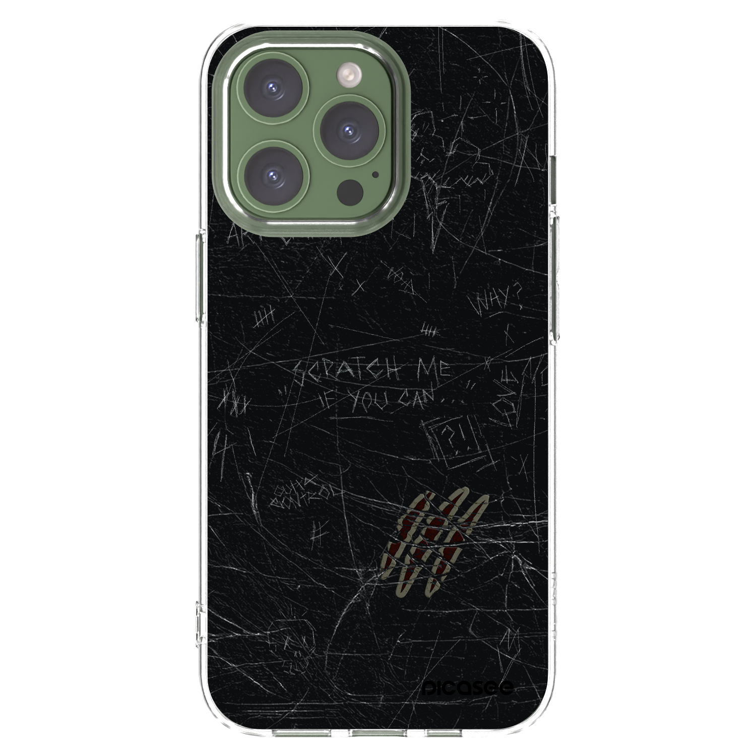 Picasee διαφανής θήκη σιλικόνης Apple iPhone 13 Pro - SCRATCH