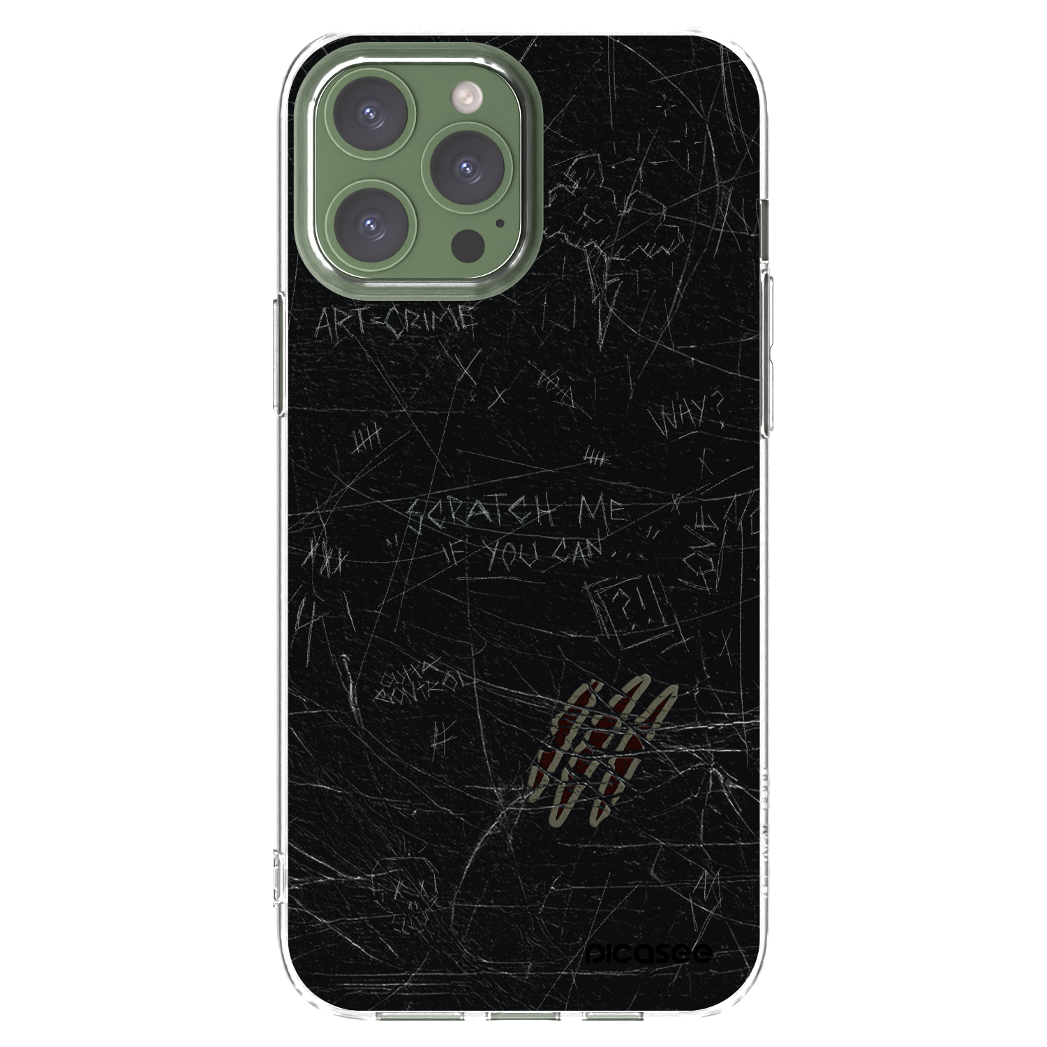 Picasee διαφανής θήκη σιλικόνης Apple iPhone 13 Pro Max - SCRATCH
