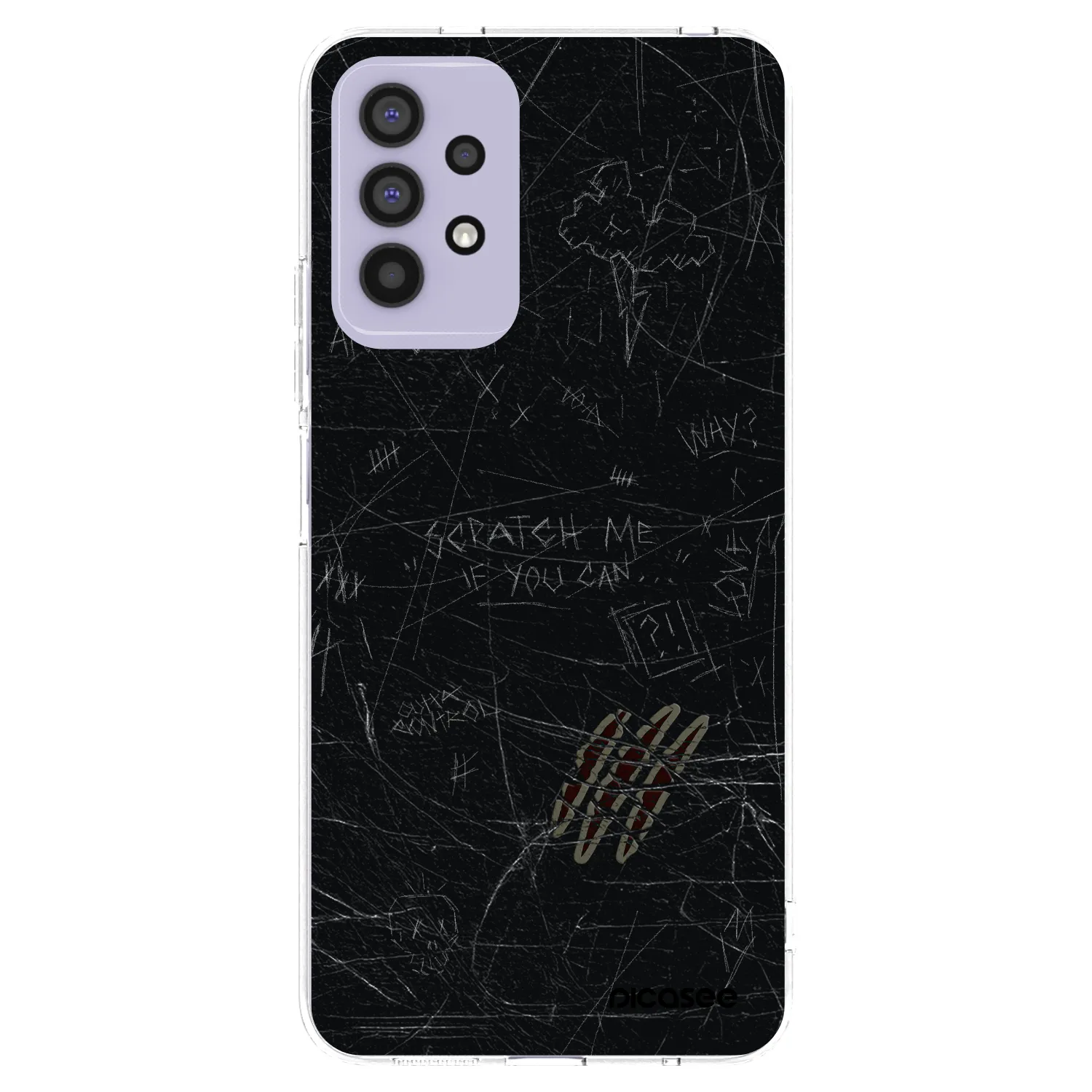 Picasee διαφανής θήκη σιλικόνης Samsung Galaxy A32 4G SM-A325F - SCRATCH