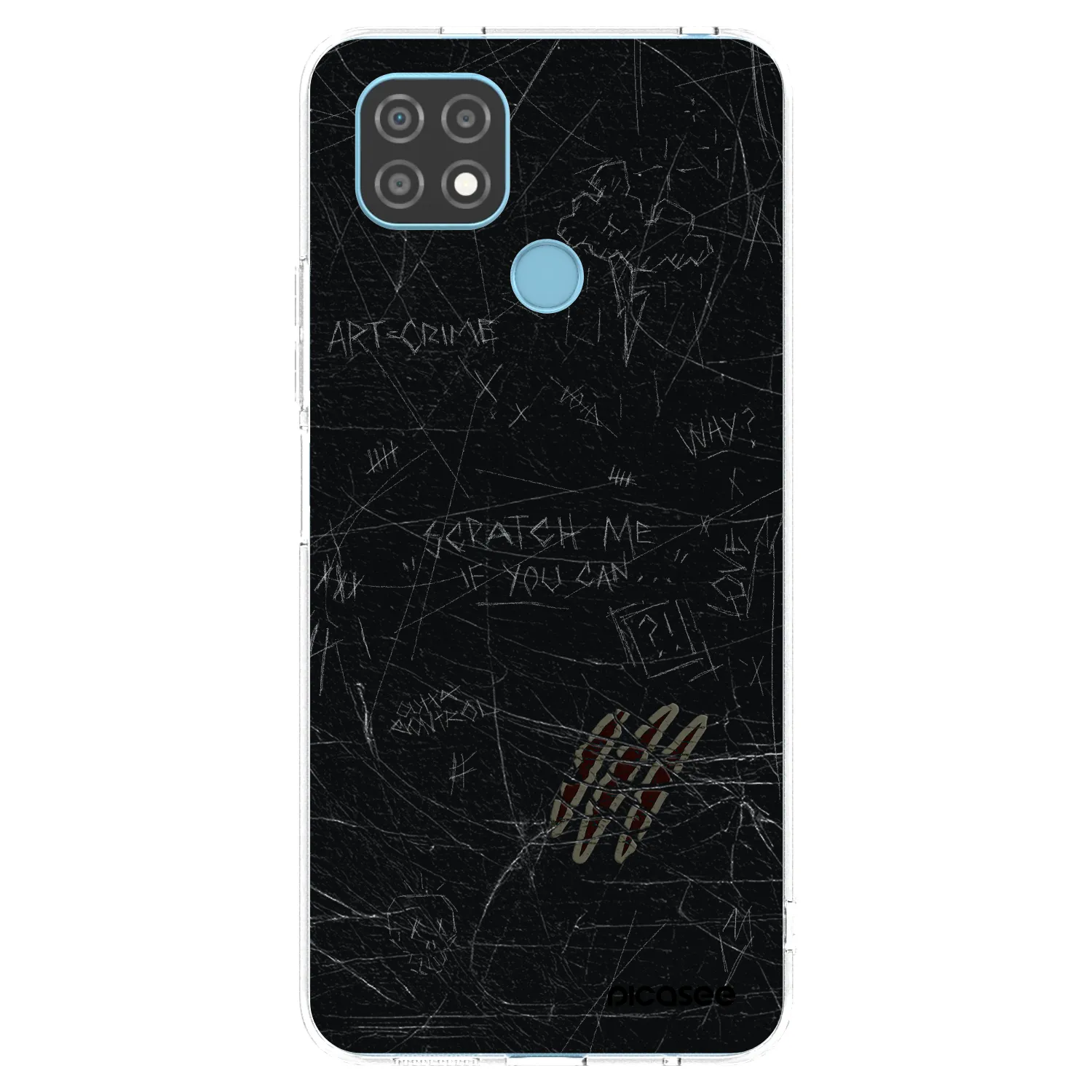 Picasee διαφανής θήκη σιλικόνης Realme C21 - SCRATCH