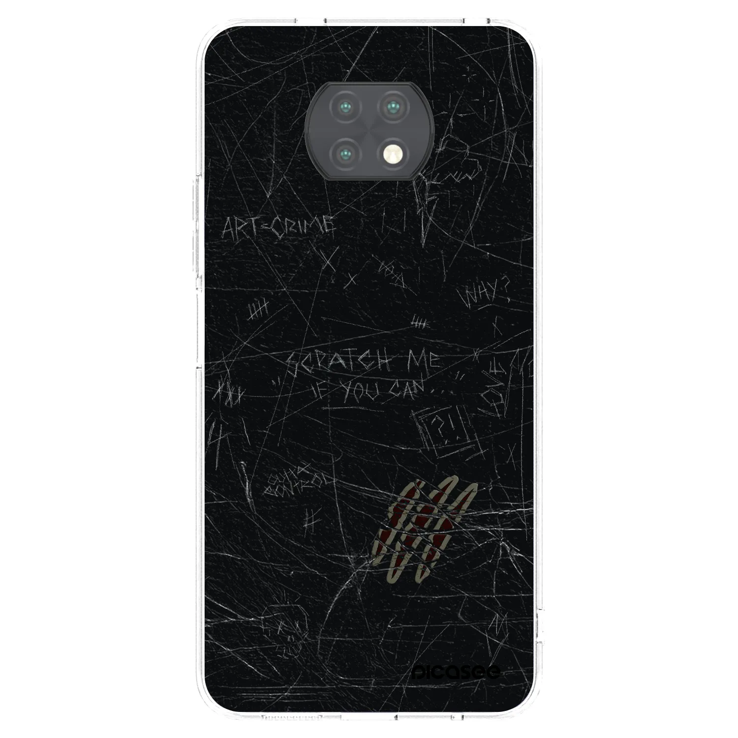 Picasee διαφανής θήκη σιλικόνης Xiaomi Redmi Note 9T - SCRATCH