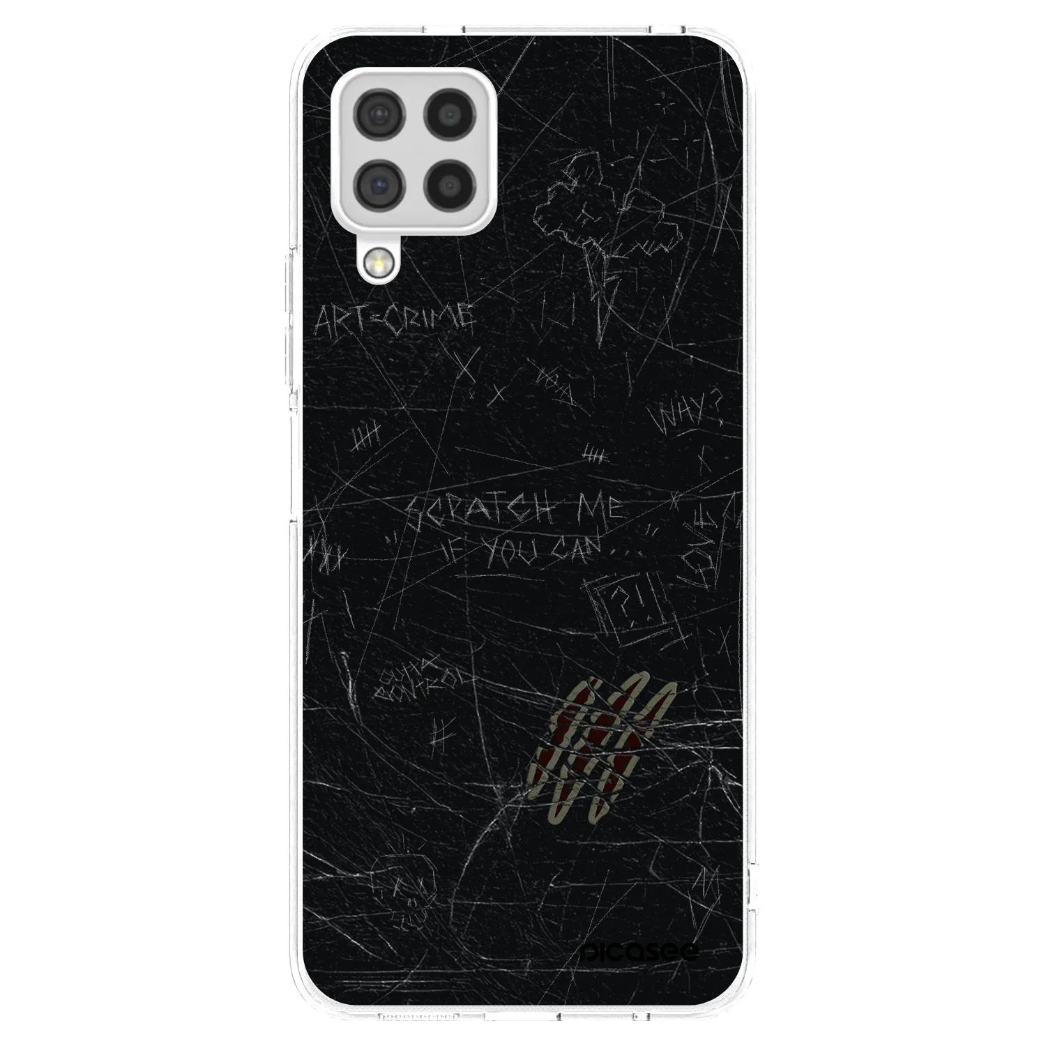 Picasee διαφανής θήκη σιλικόνης Samsung Galaxy A22 A225F 4G - SCRATCH