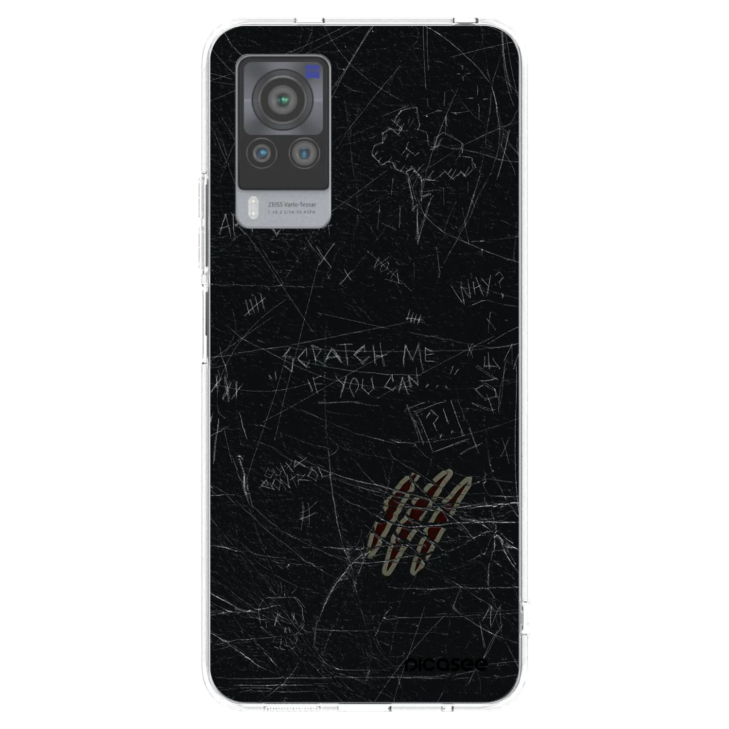 Picasee διαφανής θήκη σιλικόνης Vivo X60 Pro 5G - SCRATCH