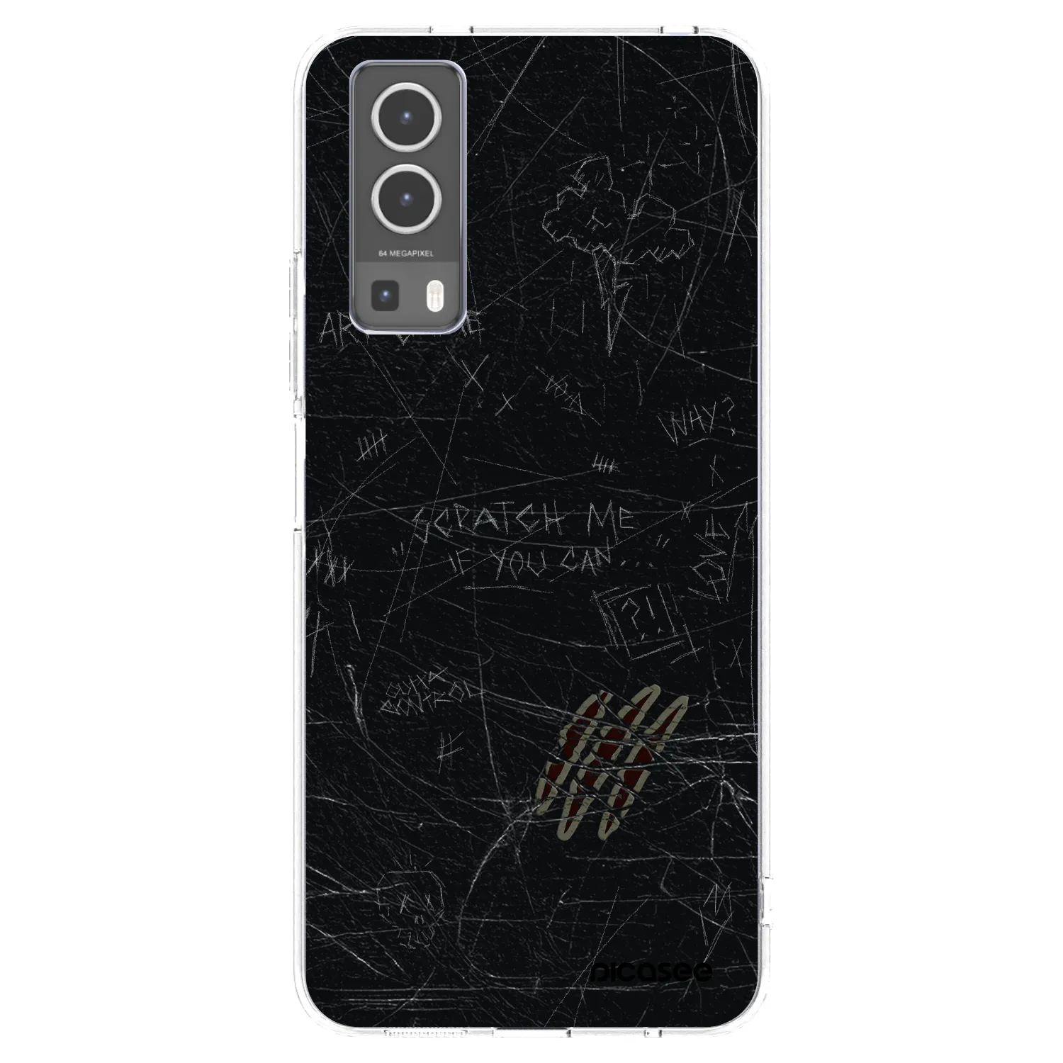 Picasee διαφανής θήκη σιλικόνης Vivo Y72 5G - SCRATCH