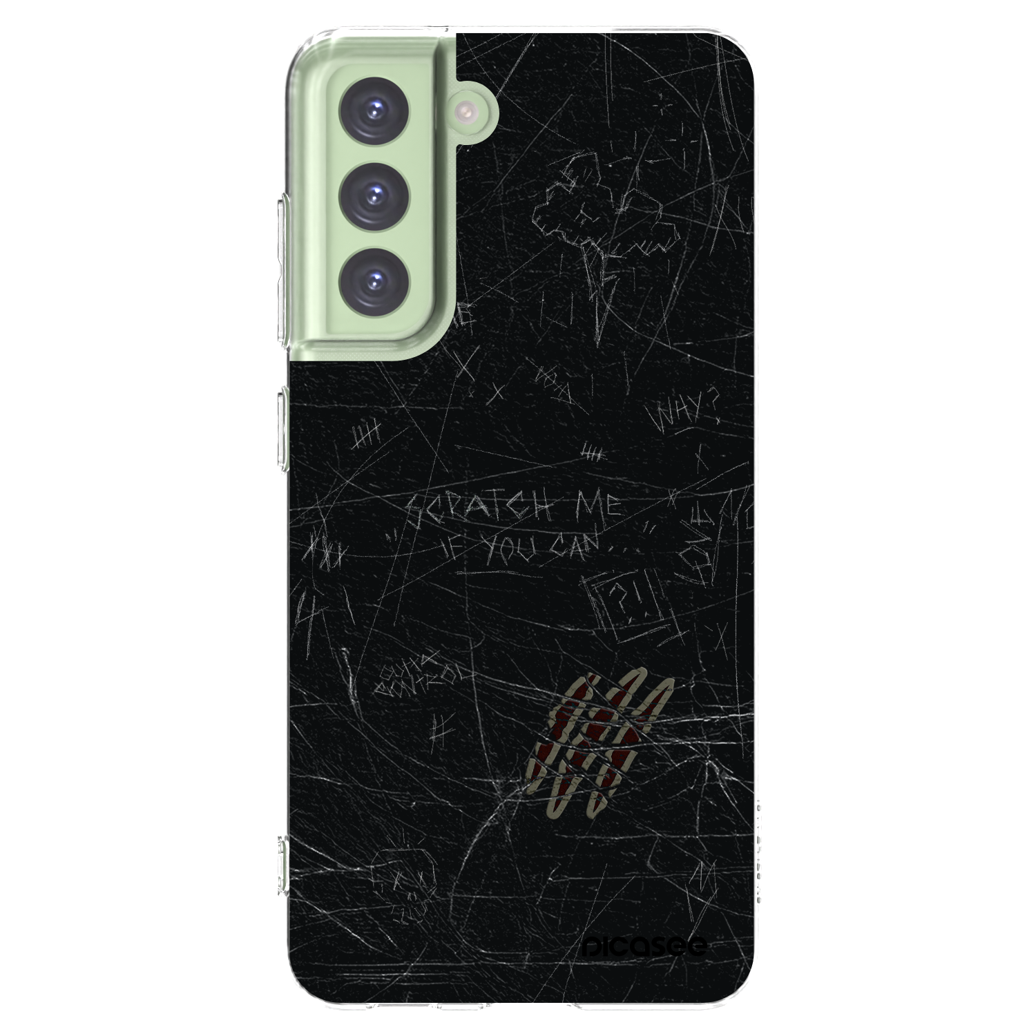 Picasee διαφανής θήκη σιλικόνης Samsung Galaxy S21 FE 5G - SCRATCH