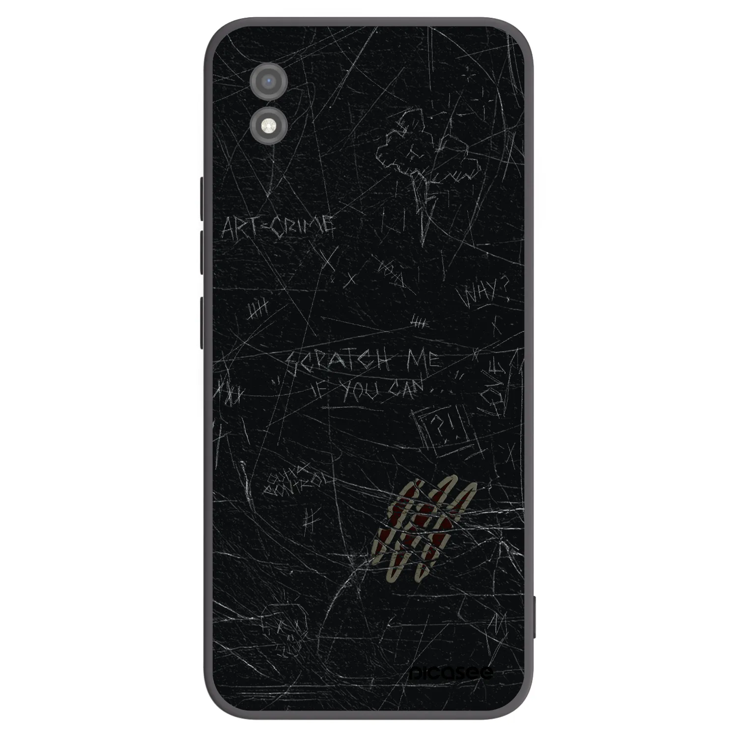 Picasee Μαύρη θήκη σιλικόνης για Realme C11 (2021) - SCRATCH