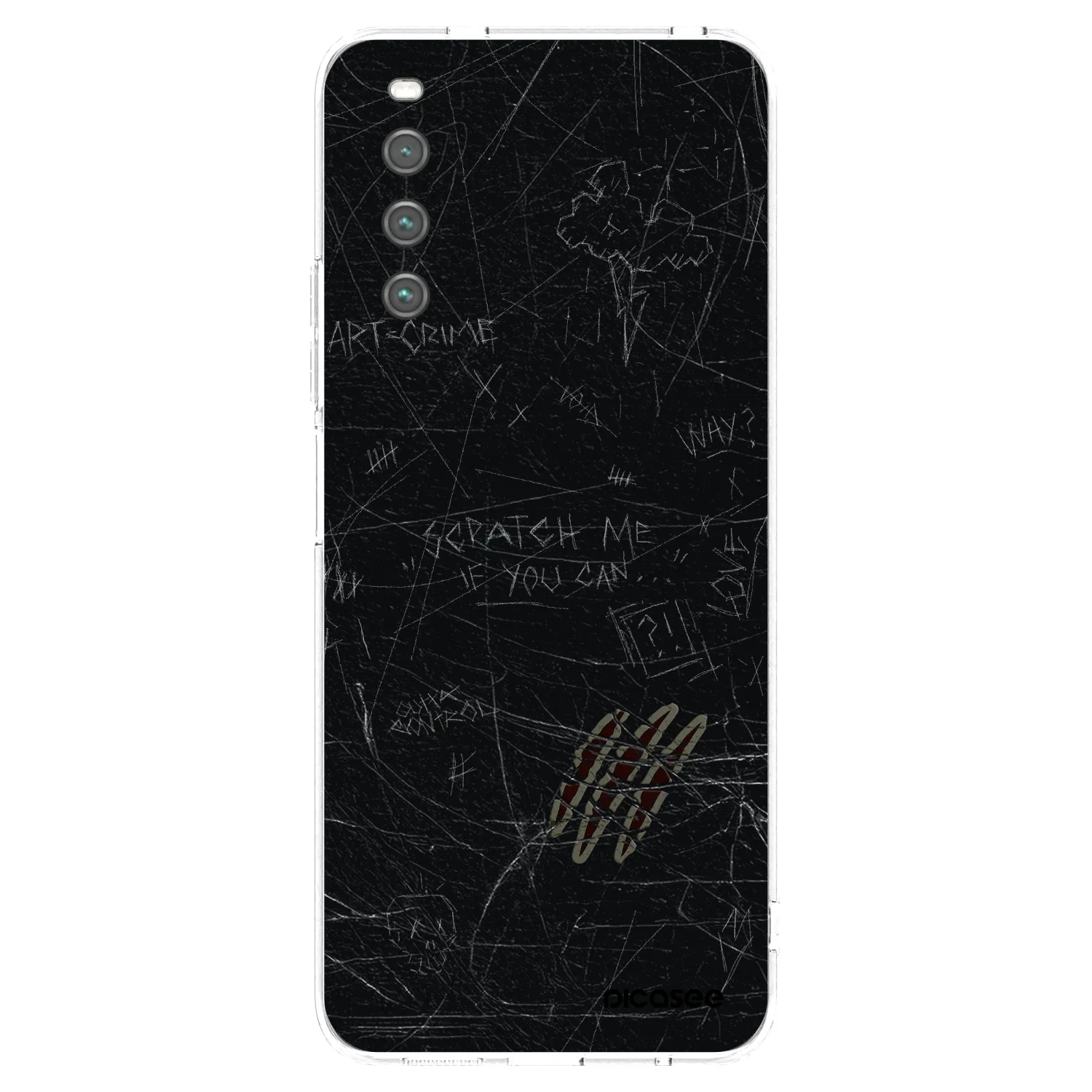 Picasee διαφανής θήκη σιλικόνης Sony Xperia 10 IV 5G - SCRATCH