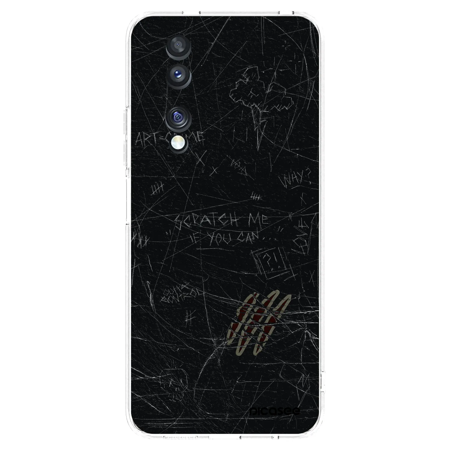 Picasee διαφανής θήκη σιλικόνης Honor 70 - SCRATCH