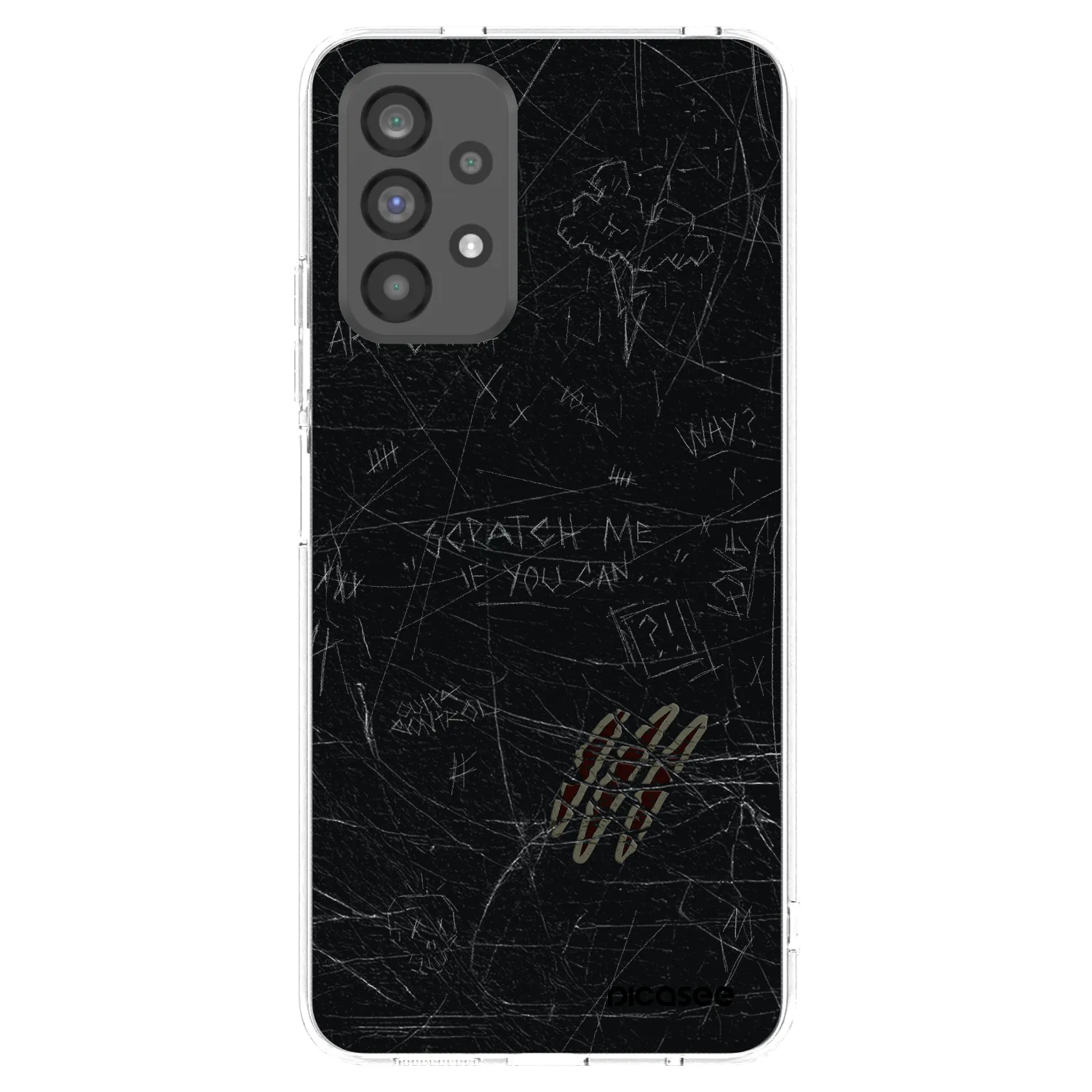 Picasee διαφανής θήκη σιλικόνης Samsung Galaxy A73 5G - SCRATCH