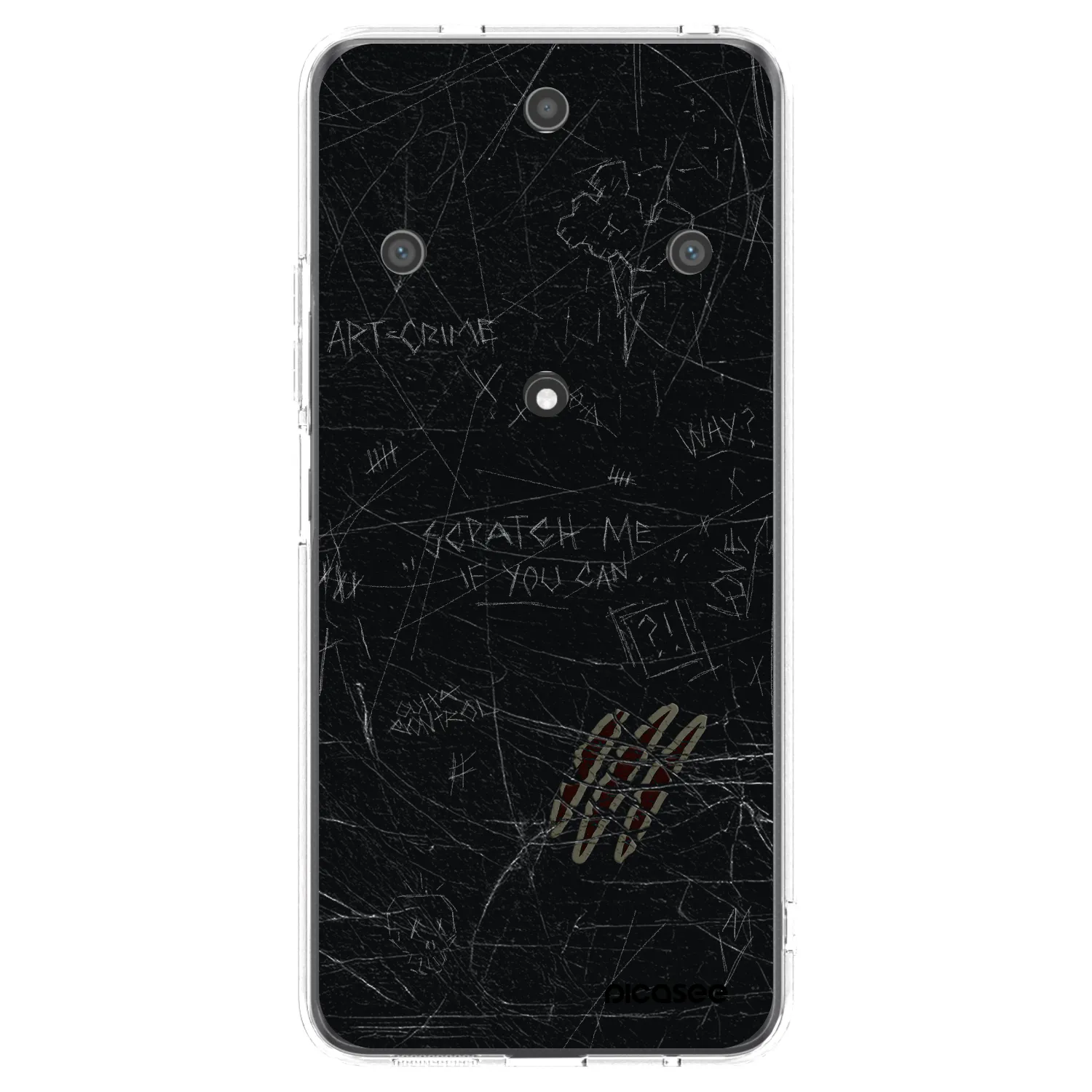 Picasee διαφανής θήκη σιλικόνης Honor Magic5 Lite 5G - SCRATCH