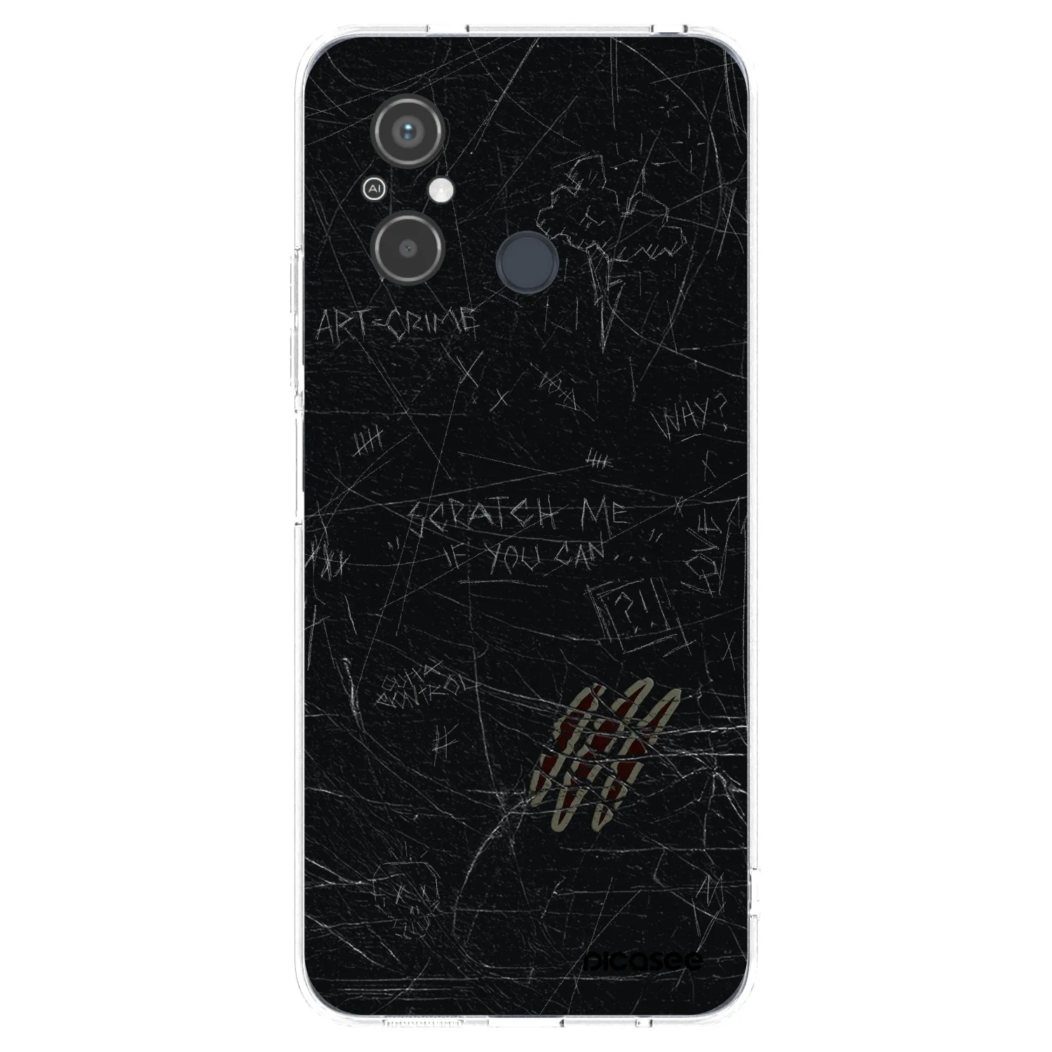 Picasee διαφανής θήκη σιλικόνης Xiaomi Redmi 12C - SCRATCH