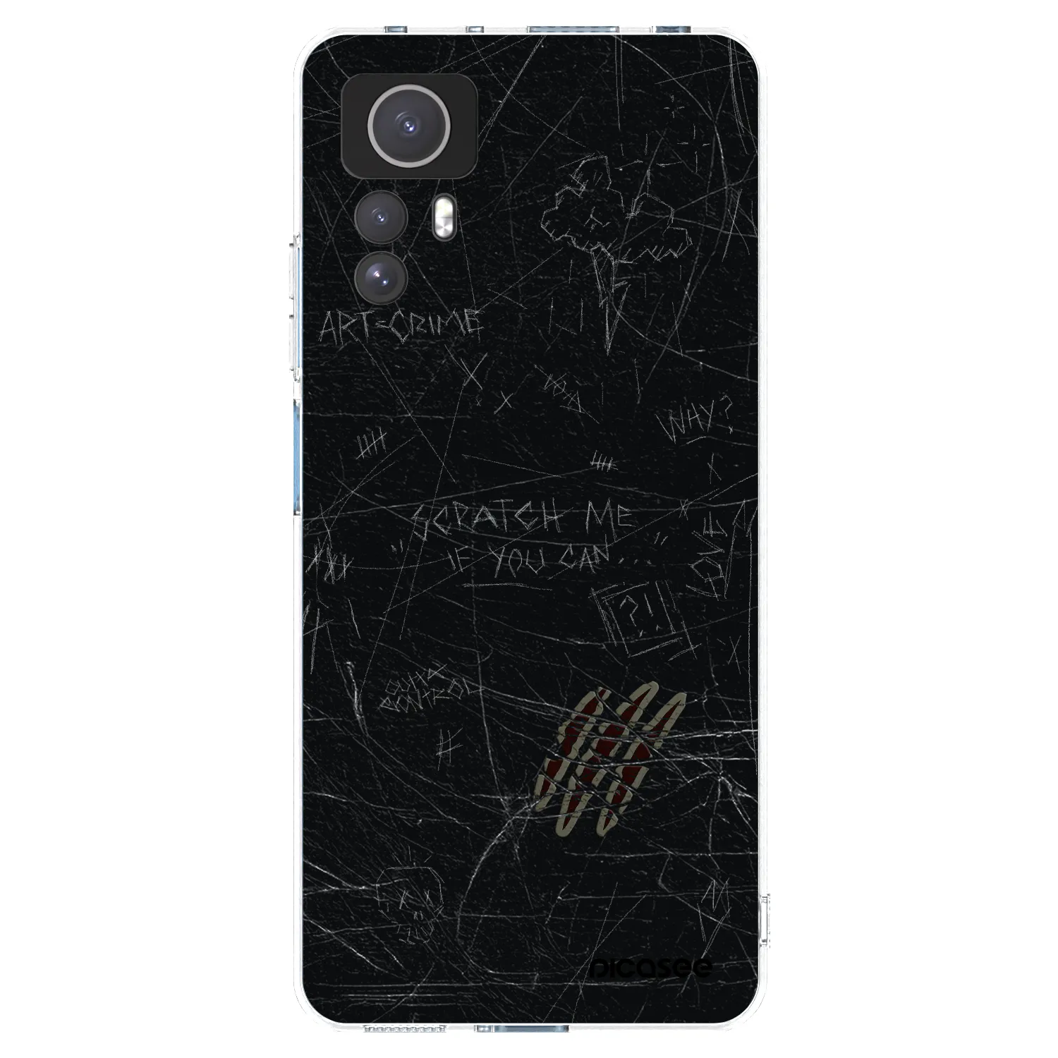 Picasee διαφανής θήκη σιλικόνης Xiaomi Redmi Note 12S - SCRATCH