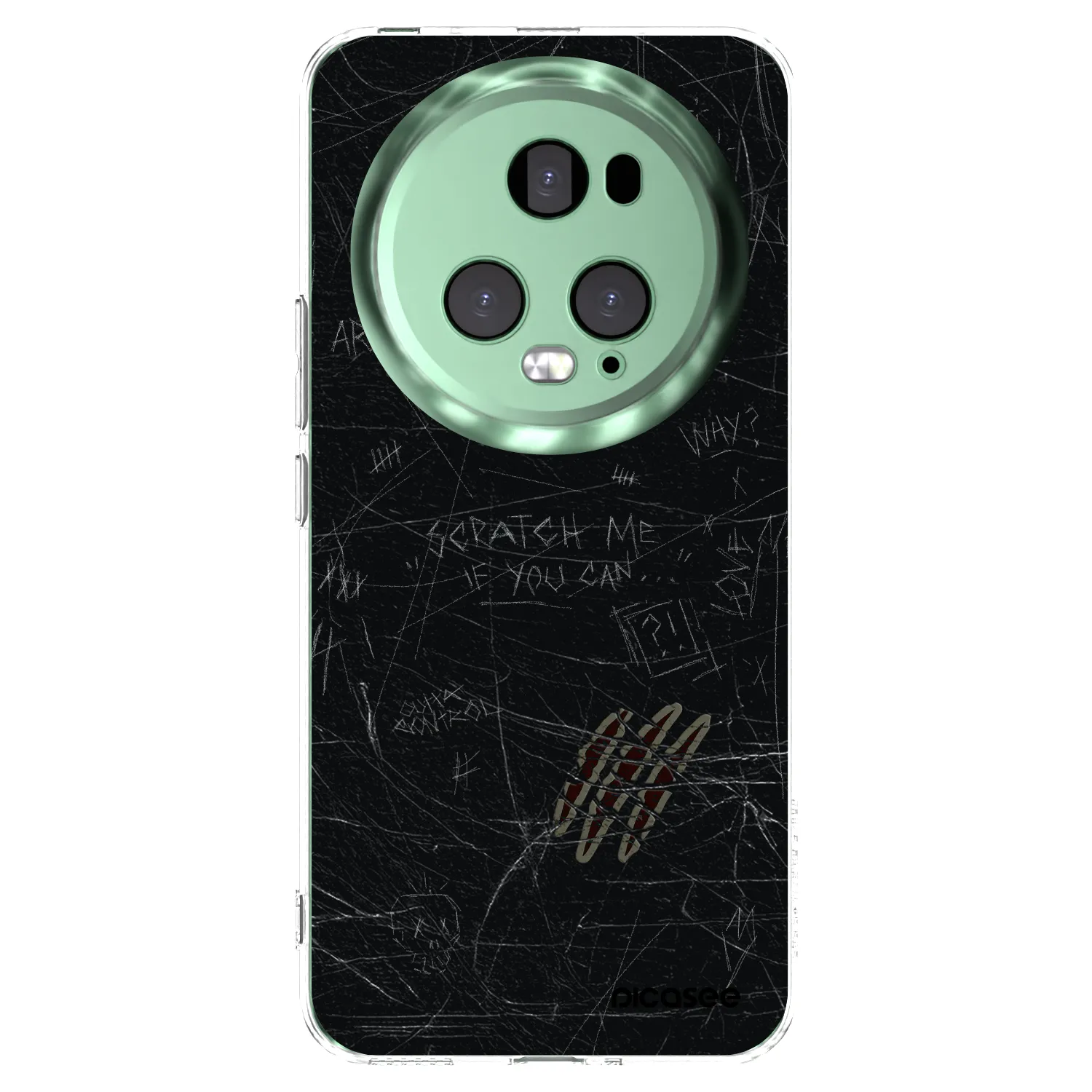 Picasee διαφανής θήκη σιλικόνης Honor Magic5 Pro - SCRATCH