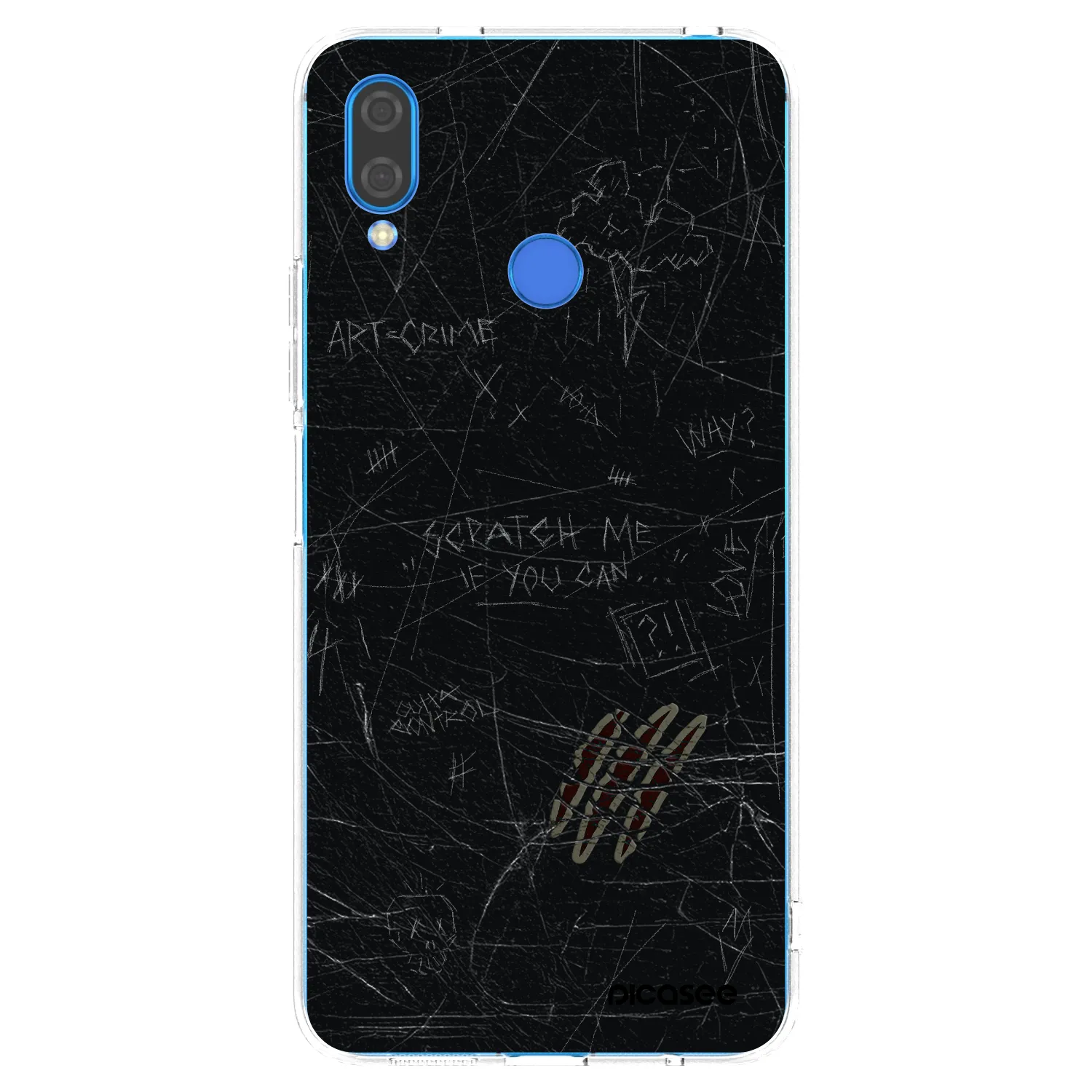 Picasee διαφανής θήκη σιλικόνης Huawei Nova 3 - SCRATCH