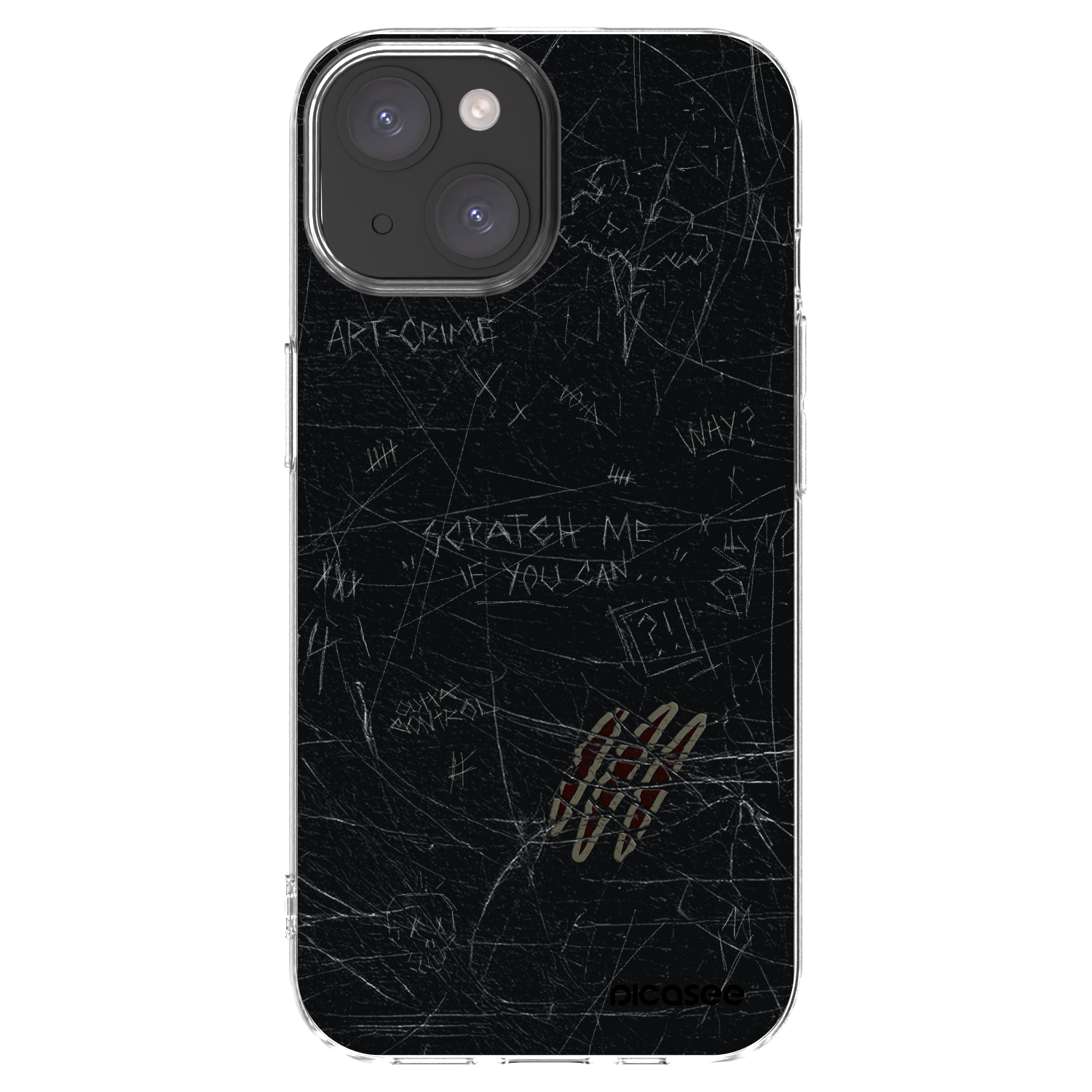 Picasee διαφανής θήκη σιλικόνης Apple iPhone 15 - SCRATCH