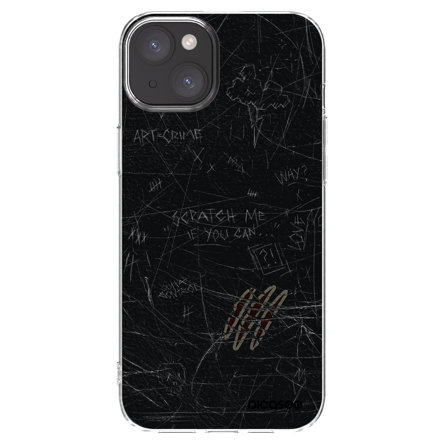 Picasee διαφανής θήκη σιλικόνης Apple iPhone 15 Plus - SCRATCH